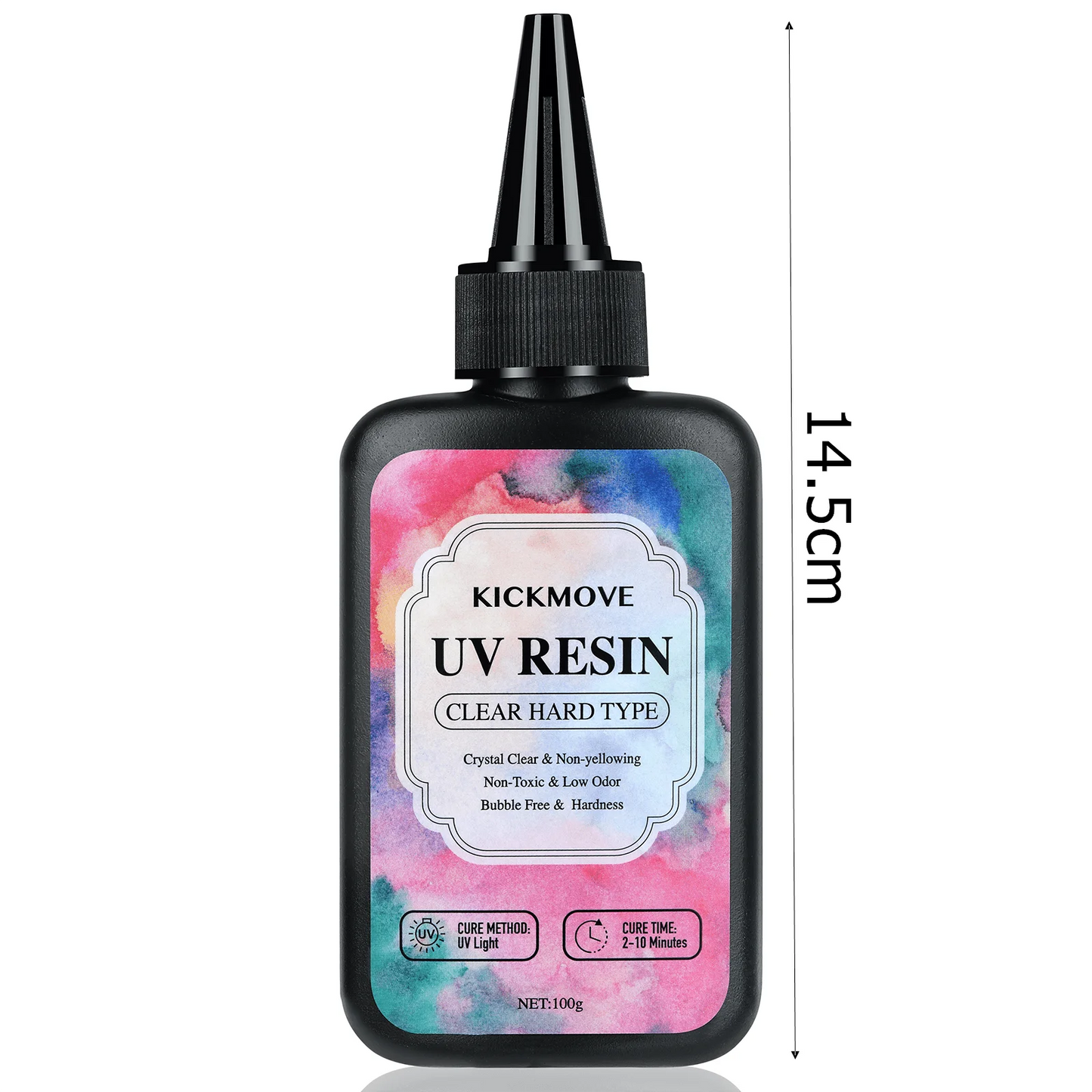 300g UV Resin Clear,Hard,Upgraded Crystal Clear Epoxy Resin Up