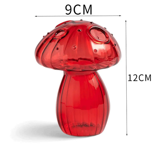 Creative Mushroom Glass Vase Plant Hydroponic Terrarium Art Plant
