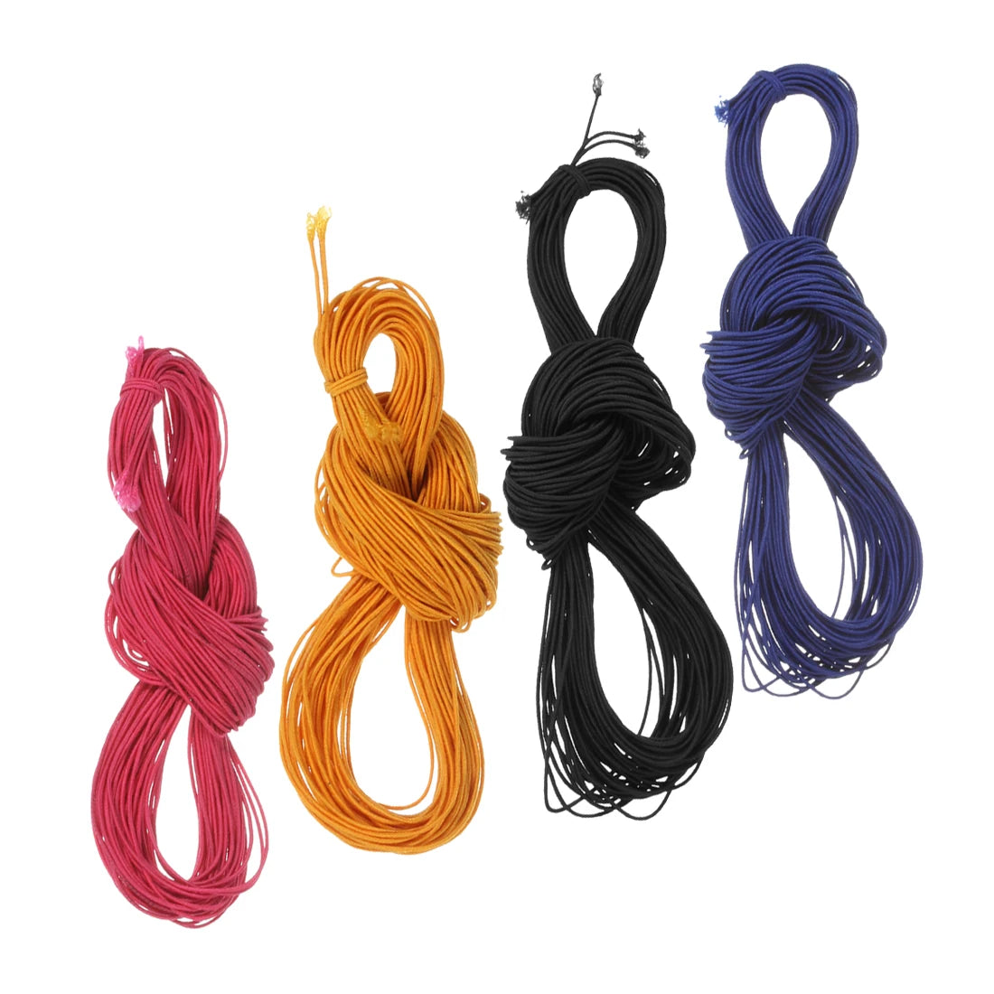 Apx 25Yards/Pack Color Braided Elastic Cord Beading Craft Stretch