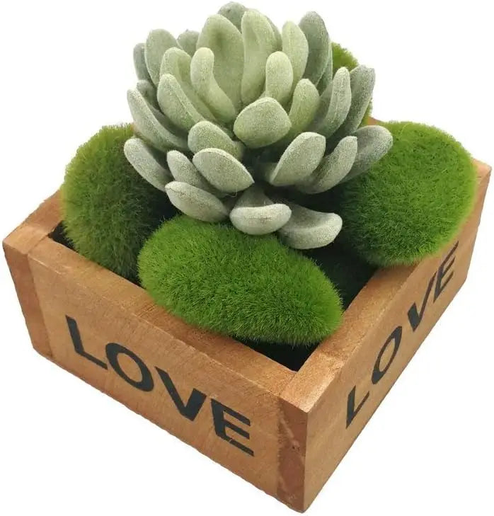 10Pcs Simulation Moss Stone Artificial Moss Rocks Ball Fake Green