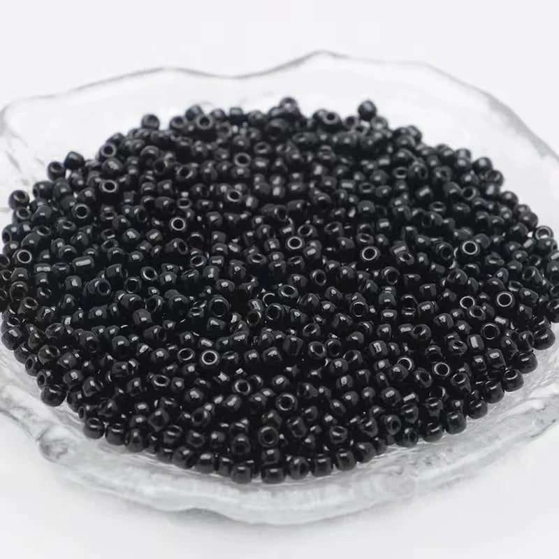 2400pcs  3mm Mixed 24 Colors Glass Seed Beads Glass Beads Bulk Kit
