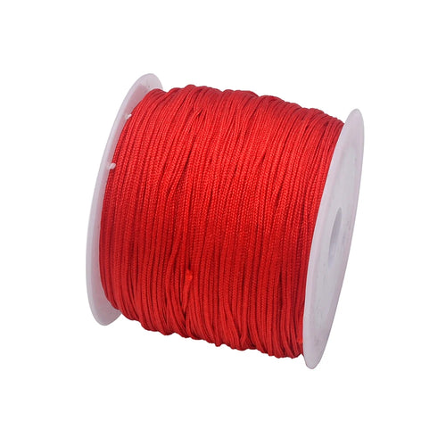 50Yds 0.8mm Crafts Nylon Cord For Jewelry Making Beading Braided Nylon