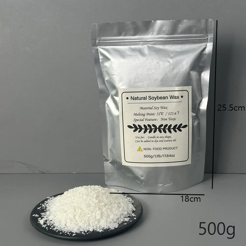 500g/1kg Pure Soy Wax Paraffin Material Pre-Soy Wax-Core Pigments