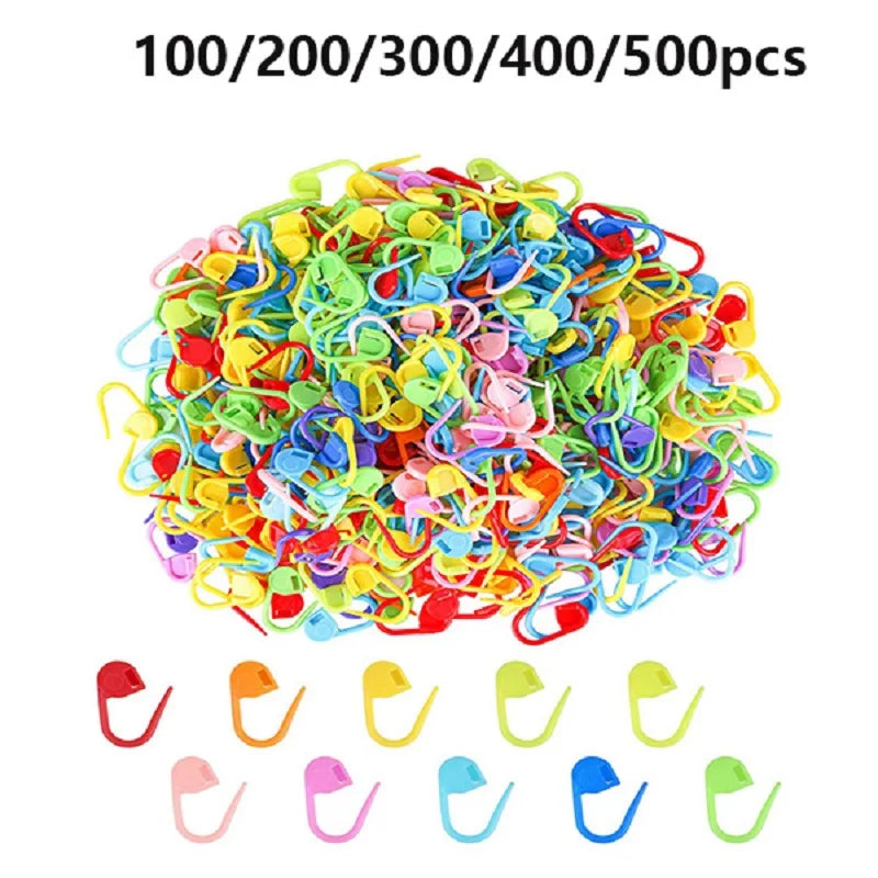 Knitting Craft Sewing Needle Tool Plastic Locking Stitch Markers