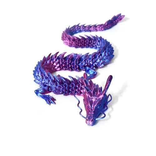 3D Printed Snake Movable Joint Simulation Snake Figurine Creative Home