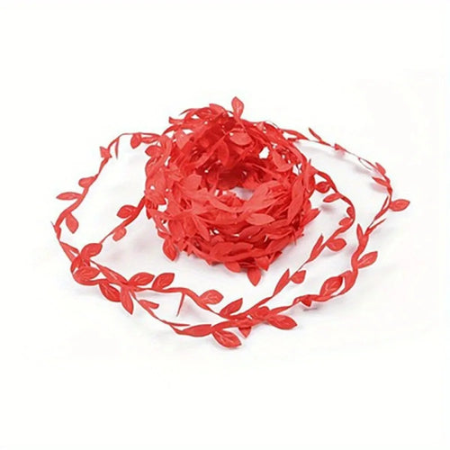 10Meter Silk Leaf-Shaped Handmake Artificial green Leaves For Wedding