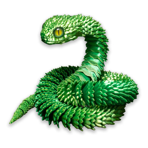 3D Printed Snake Movable Joint Simulation Snake Figurine Creative Home