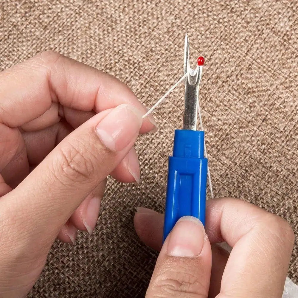 5PCS Sewing Seam Ripper Kit Blue Sewing Stitch Thread Unpicker Cutter