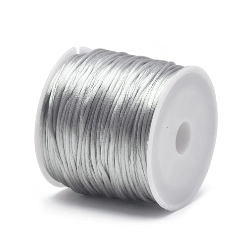 1.5mm Crafts Satin Rattail Cord String from Nylon for Chinese Knot,