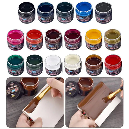 Vegetable Tanned Leather Pigment 50g/Bottle Coloring DIY Leather