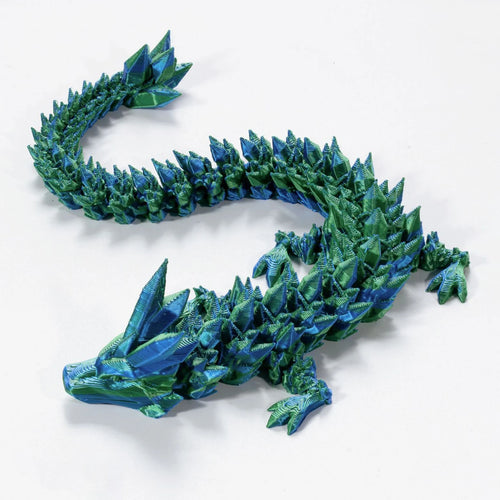 3D Printed Snake Movable Joint Simulation Snake Figurine Creative Home