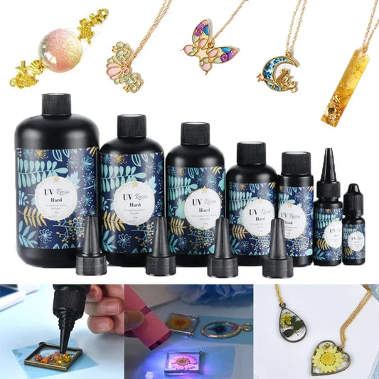 10/25/50/60/100/200/250/500g Quick Drying UV Resin Adhesive Colorless