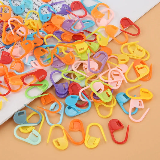 100-1000Pcs/Pack Mini Knitting Crochet Locking Stitch Markers Can Baby