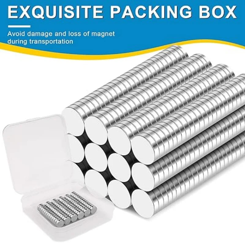8×3mm Round Refrigerator Magnets, Small  Fridge Magnets, Office