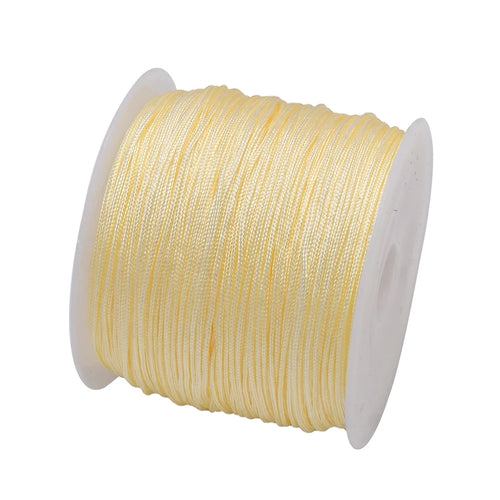 50Yds 0.8mm Crafts Nylon Cord For Jewelry Making Beading Braided Nylon