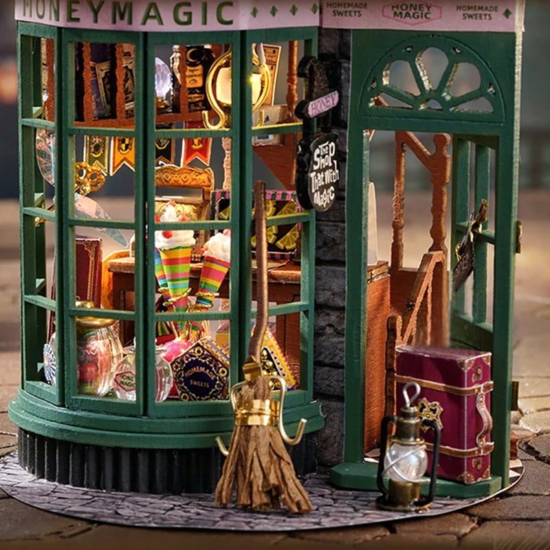 Mini DIY Kit For Doll House Making And Assembling Room Models Toys
