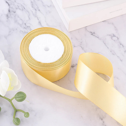 25yards/roll 4cm Satin Ribbon for Gift Wrapping Bows Making Floral