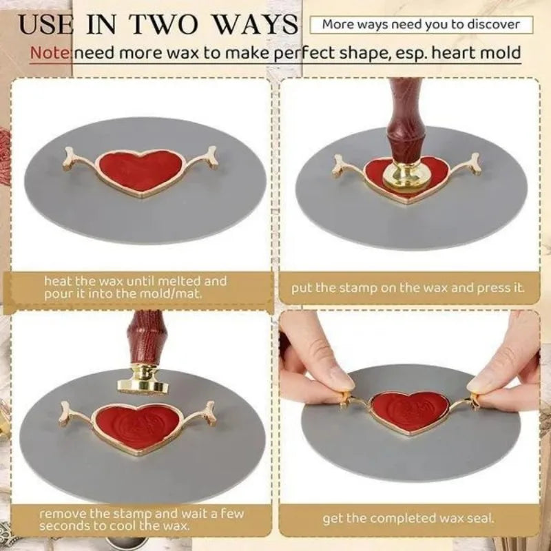 wax seal stamp craft supplies Wax seal Stamp Shape fixed Invitation