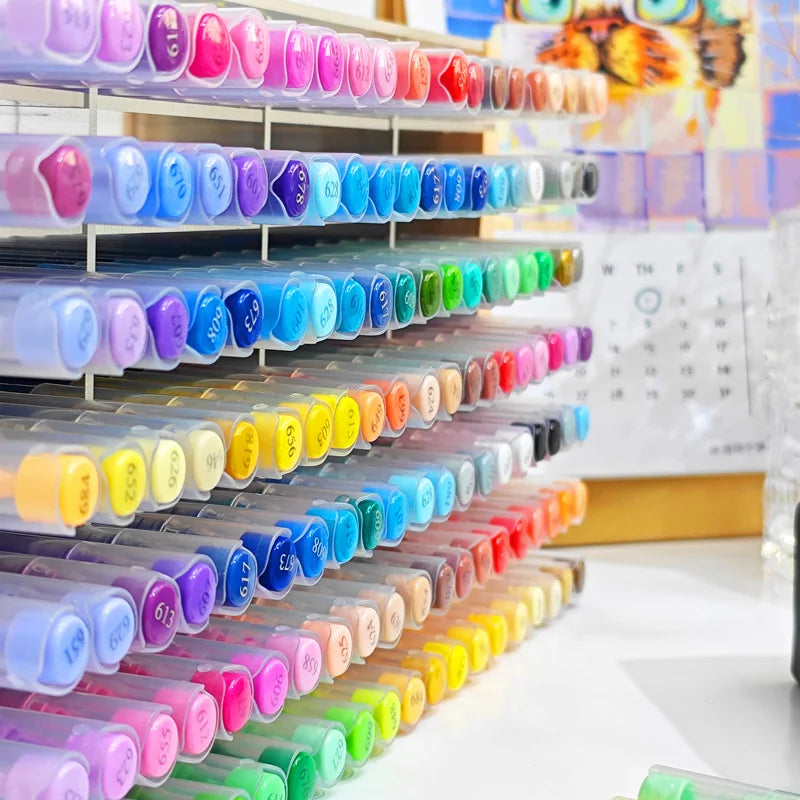 12-120 Colors Acrylic Paint Pens Markers Brush Tip Paint Markers For