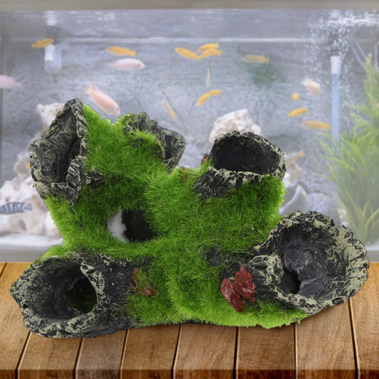 Resin Breeding Hiding Cave Simulation Shrimp Cave House Decorative