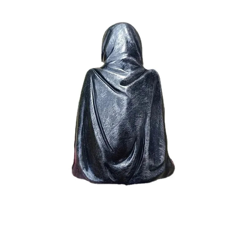 Black Clothes Mysterious Master Ornament Horror Black Robed Night