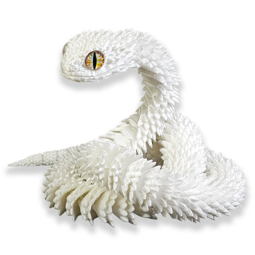 3D Printed Snake Movable Joint Simulation Snake Figurine Creative Home