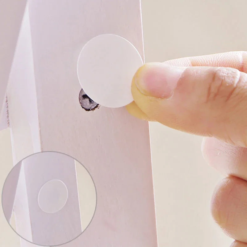 54pcs/Sheet Self Adhesive Furniture Screw Cap Cover Stickers Round