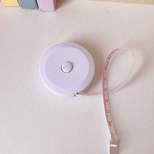 150 cm Cute Mini Soft Tape, Automatic Shrinking Tape Measure, Material