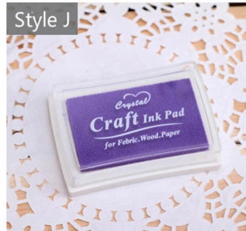Mr Paper 15 Colors Inkpad Handmade DIY Craft Oil Based Ink Pad for