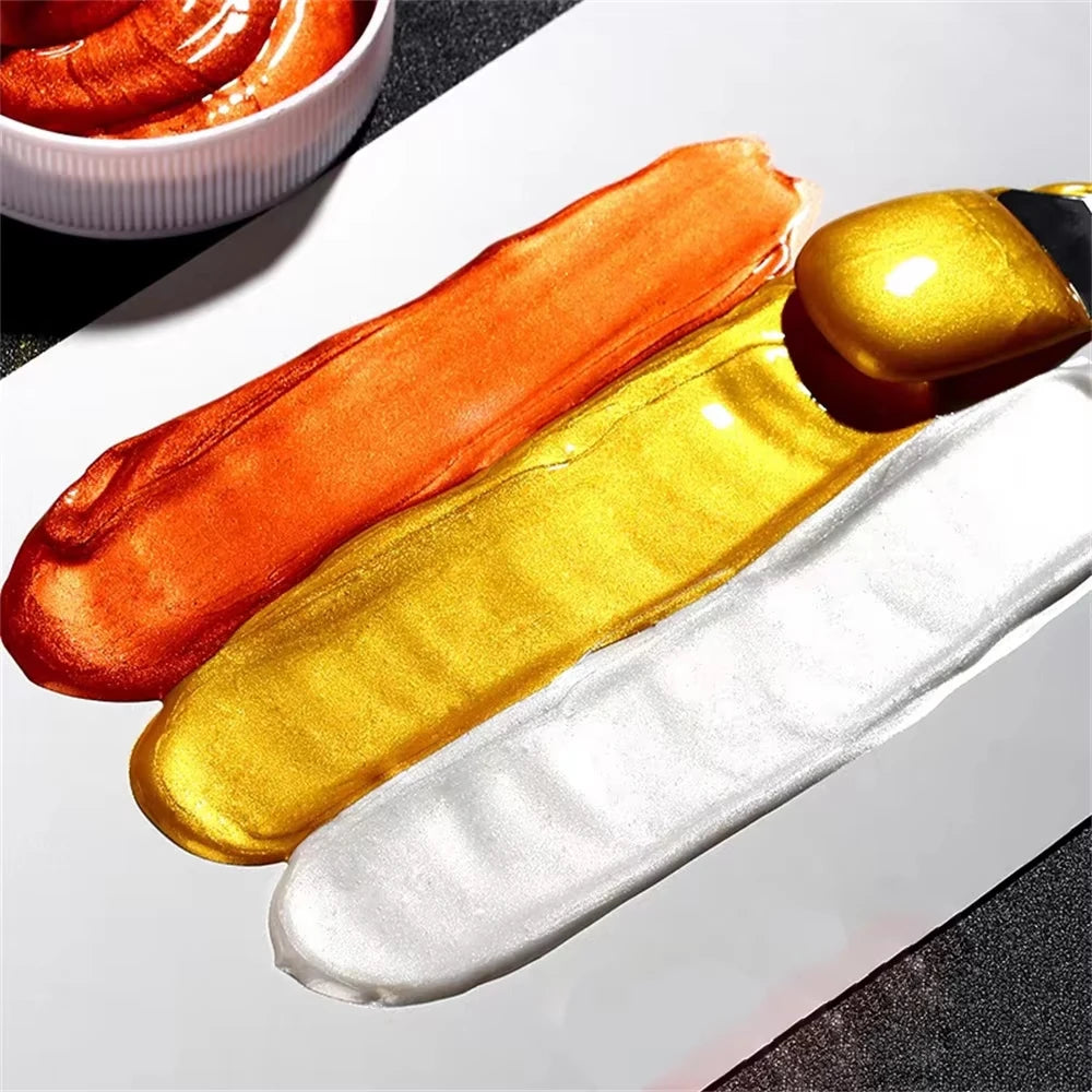 100ml Matte Acrylic Paint Bundle Premium Colors Non Crack Formula for