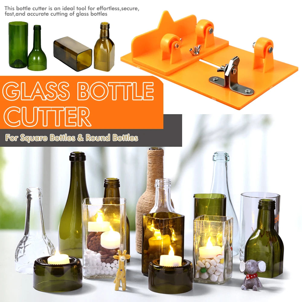 Hot Sale DIY Glass Bottle Cutter Adjustable Sizes Metal Glassbottle
