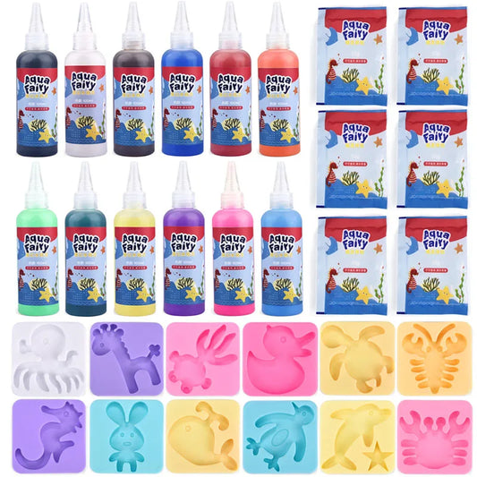 Kids Handmade DIY Craft Painting Stickers Montessori Education Origami