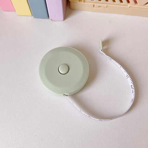 150 cm Cute Mini Soft Tape, Automatic Shrinking Tape Measure, Material