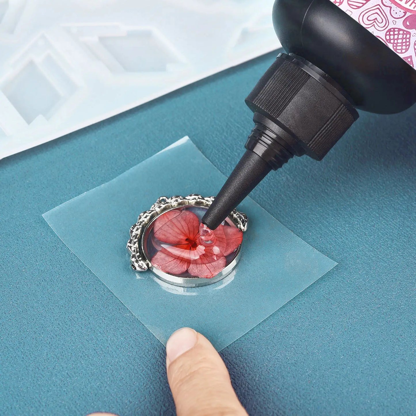 20g/50g/100g UV Epoxy Resin Glue DIY Jewelry Making High Transparency
