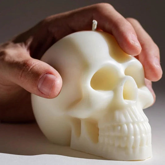 3D Skull Candle Silicone Mold DIY Halloween Decorative Candle Handmade