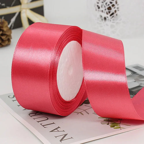 22meters 6mm-40cm Satin Ribbons Crafts Bow DIY Gift Wrap Wine Red