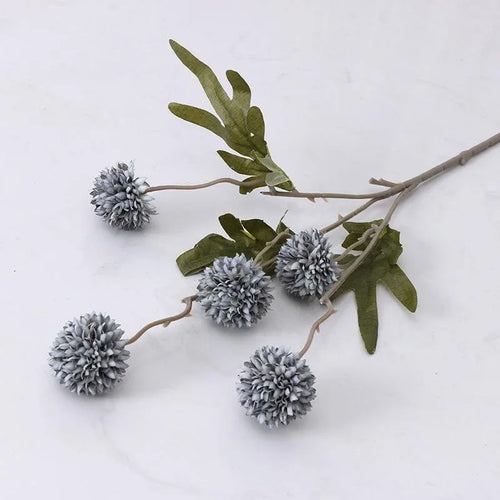 5 Heads Artificial Flower Bouquet Silk Dandelion Flower Ball Fake