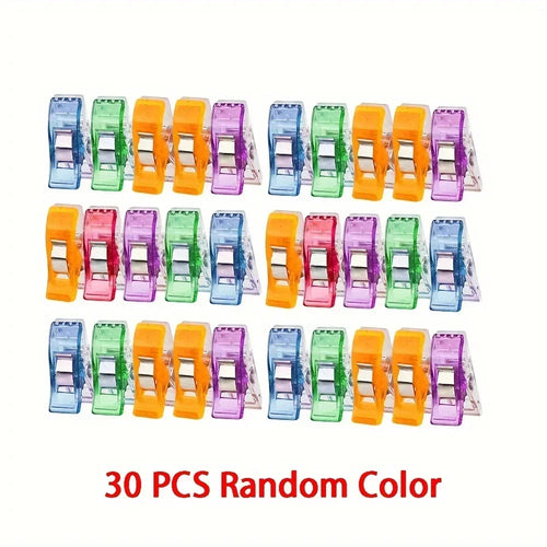 10-100PCS Sewing Clips Colorful Multipurpose Plastic Craft Crocheting