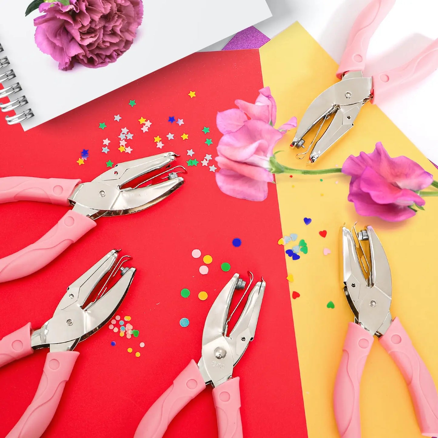 Cute Single Hole Puncher Scrapbooking Paper Punches Kawaii Star Heart