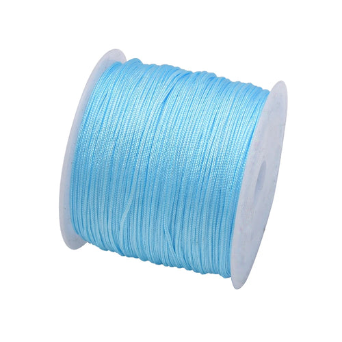50Yds 0.8mm Crafts Nylon Cord For Jewelry Making Beading Braided Nylon