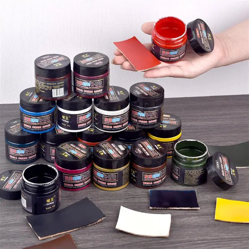 50g/Bottle Leather Coloring Pigment Dye Liquid Leather Repair
