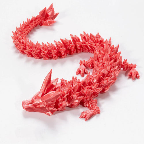 3D Printed Snake Movable Joint Simulation Snake Figurine Creative Home