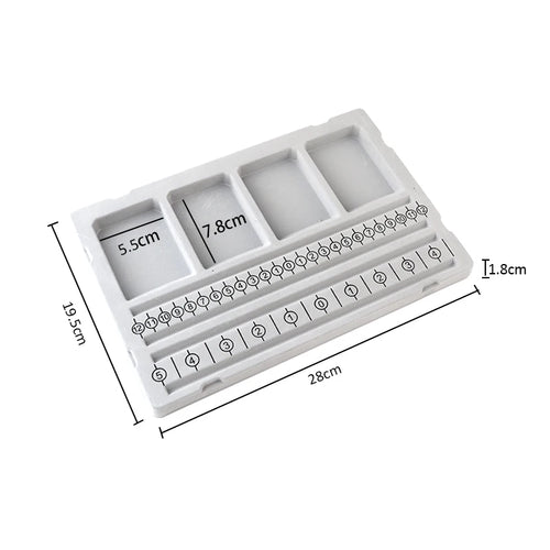 13 Styles Flockeda Bead Board For Bracelet Necklace Tray Beading