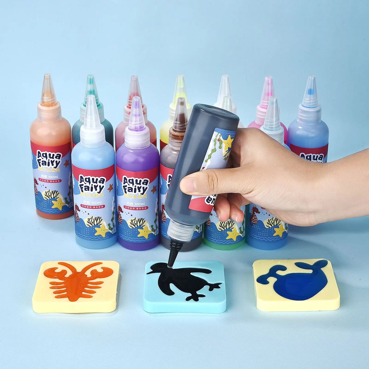 Kids Handmade DIY Craft Painting Stickers Montessori Education Origami