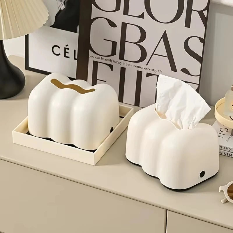 Cloud Design Tissue Boxes Storage Napkin Holder Paper Case Organizer