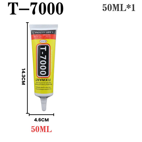 Clear B7000 PLUS & Black T-7000 Glue 15ml/50ml/110ml for Phone Repair,