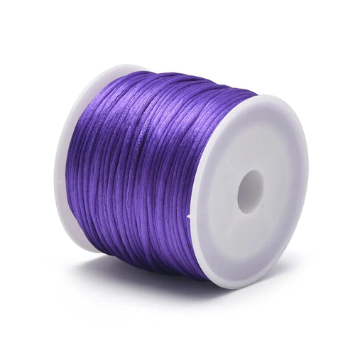 1.5mm Crafts Satin Rattail Cord String from Nylon for Chinese Knot,