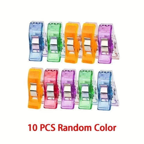 10-100PCS Sewing Clips Colorful Multipurpose Plastic Craft Crocheting