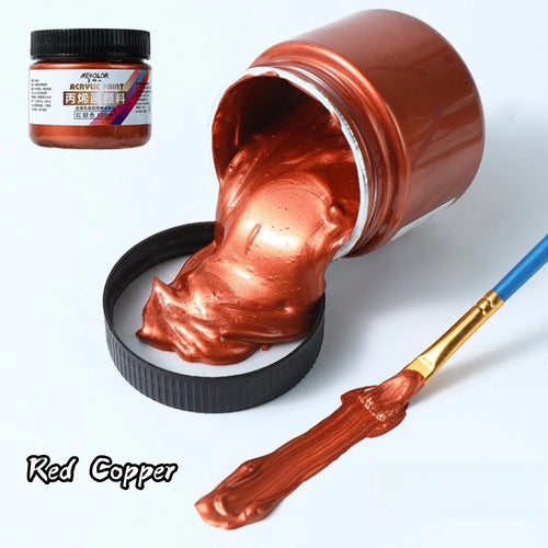 100ml Matte Acrylic Paint Bundle Premium Colors Non Crack Formula for