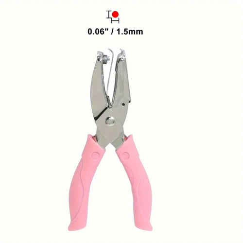 1PC Cute Metal Handheld Paper Punch Scrapbooking Clothes Single Hole
